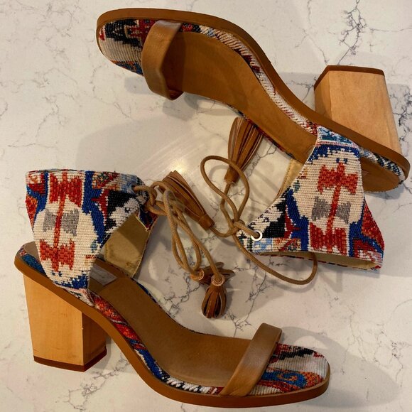 Band of Gypsies Margarita Open Toe Heel Sandals - Picture 1 of 3